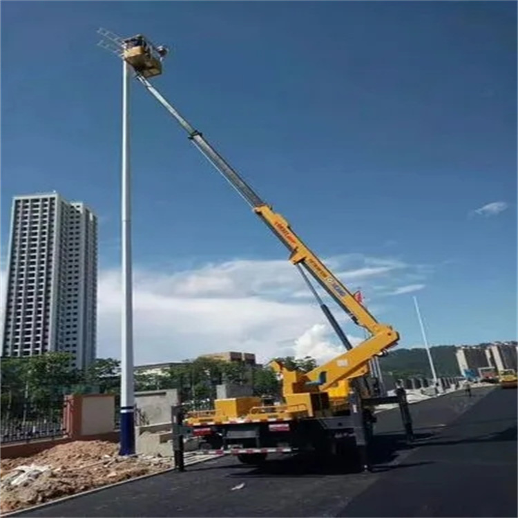 确山维修路灯的曲臂升降车出租